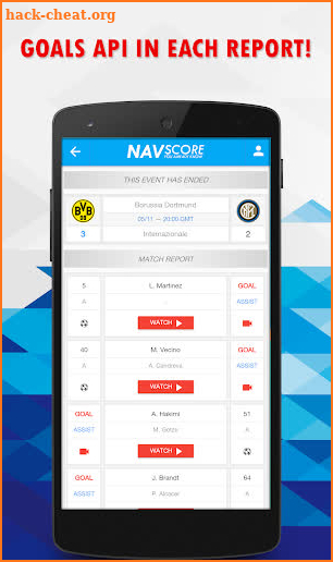 Navscore screenshot