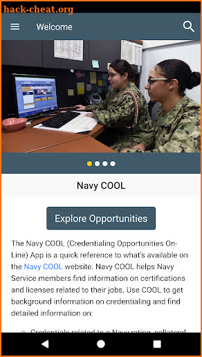 Navy COOL screenshot