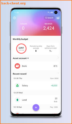 NaWallet - Pure accounting screenshot