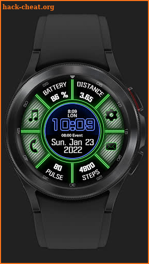 NB08 Digital watch fase screenshot