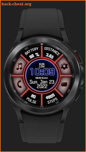 NB08 Digital watch fase screenshot