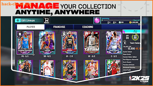 NBA 2K25 MyTEAM screenshot