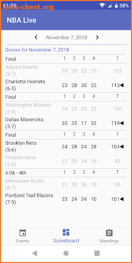 NBA Live screenshot