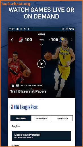 NBA: Live Games & Scores screenshot