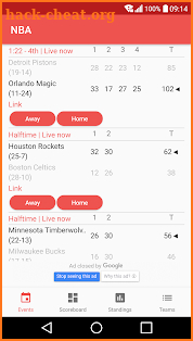 NBA Live Streaming screenshot