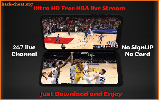 NBA live streaming HD screenshot