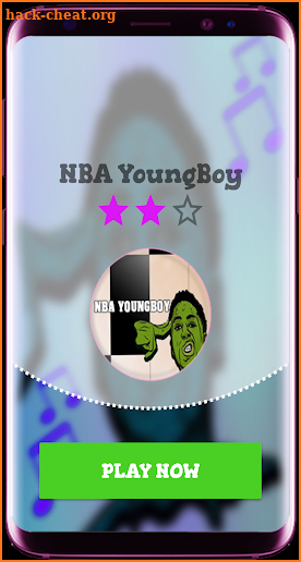 NBA YoungBoy Outside Today - Easy Piano screenshot