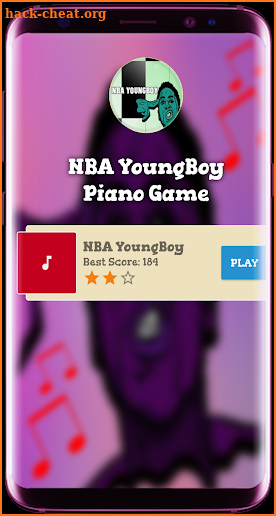 NBA YoungBoy Outside Today - Easy Piano screenshot
