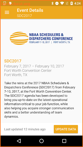 NBAA Events screenshot