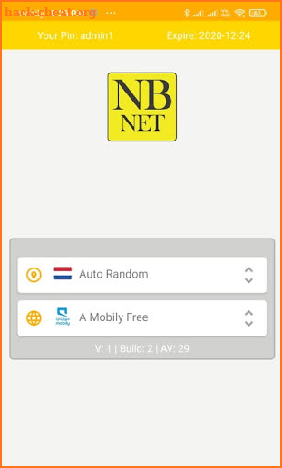 NBNet VPN screenshot