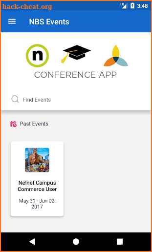 NBS Conference App screenshot