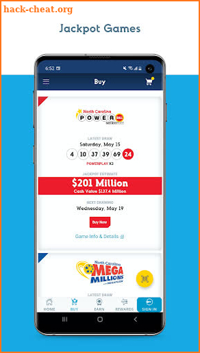 NC Lottery Official Mobile App screenshot