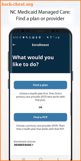 NC Medicaid Managed Care screenshot