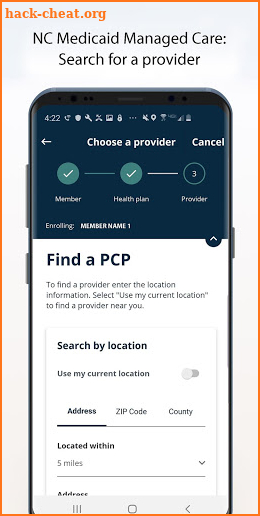 NC Medicaid Managed Care screenshot