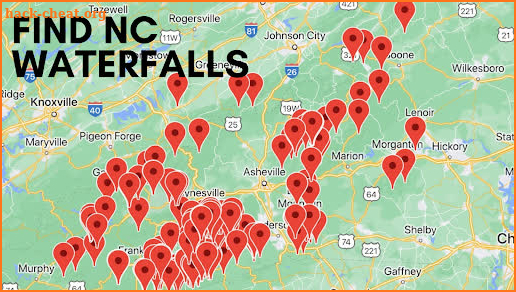 NC Waterfalls screenshot