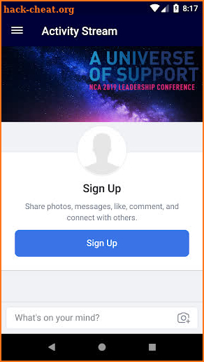 NCA 2019 Leadership Conference screenshot