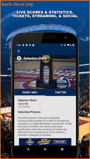 NCAA Volleyball Championship screenshot