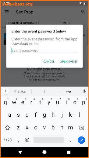NCACPA Events screenshot
