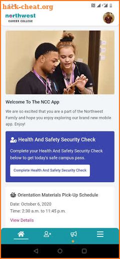 NCC App screenshot