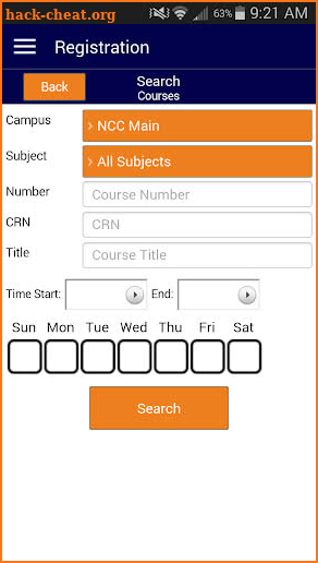 NCC Mobile App screenshot