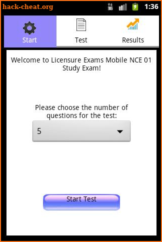 NCE Counseling Exam 01 screenshot