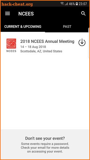 NCEES Meetings screenshot