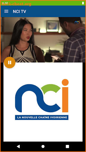 NCI TV cote d'Ivoire screenshot