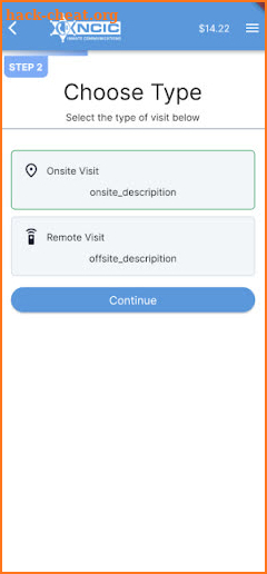 NCIC Mobile Visitation screenshot