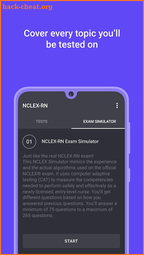 NCLEX Test Genie screenshot