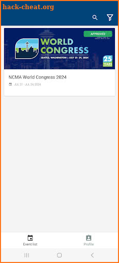 NCMA Events screenshot