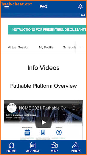 NCME 2022 screenshot