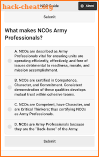 NCO Guide screenshot