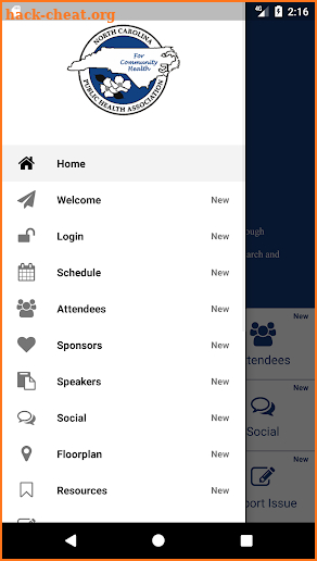 NCPHA Conference App screenshot