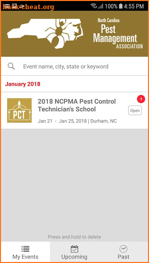 NCPMA PCT School screenshot