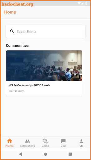 NCSC Events screenshot