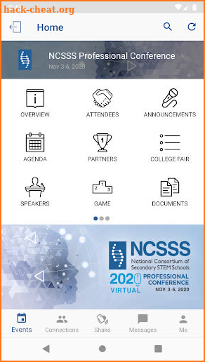 NCSSS Professional Conference screenshot