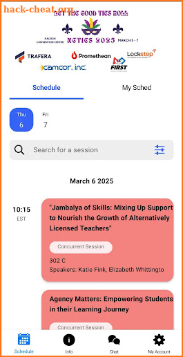 NCTIES25 screenshot