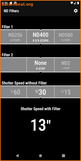 ND Filters screenshot