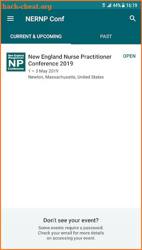 NE Regional NP Conference screenshot