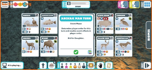 Neanderthal board game screenshot