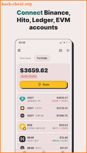 NEAR Crypto wallet - HERE screenshot