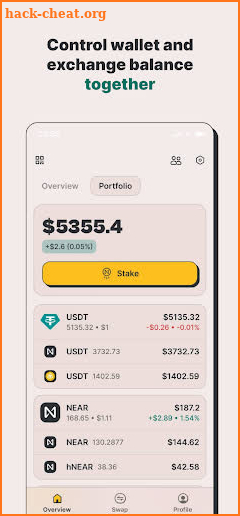 NEAR Crypto wallet - HERE screenshot