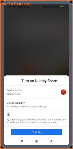 Nearby Share - Shortcut screenshot