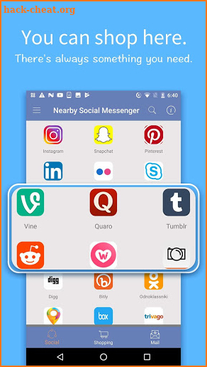 Nearby Social Messenger screenshot
