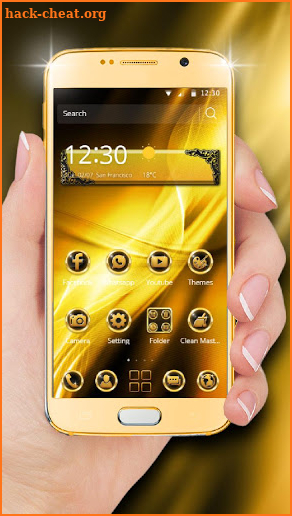 Neat Luxury Gold Theme screenshot