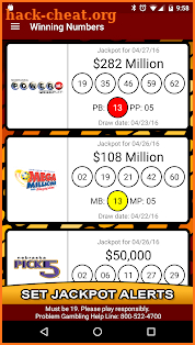 Nebraska Lottery screenshot