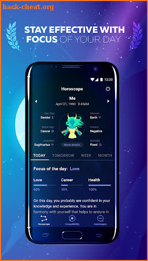 Nebula: Horoscope & Astrology screenshot