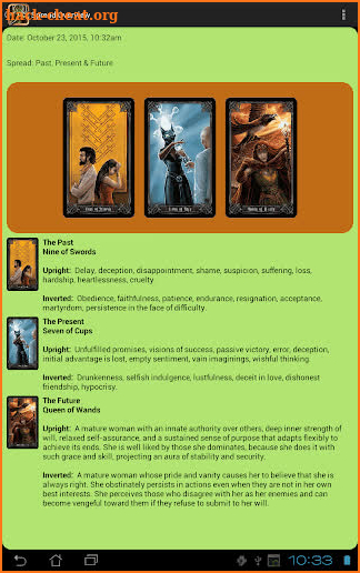 Necronomicon Tarot screenshot