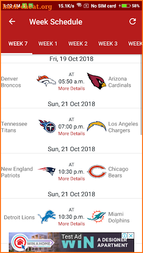 NeelScore - NFL Edition screenshot