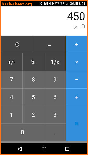 Negative Calculator screenshot